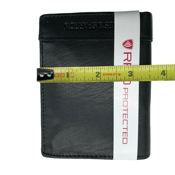 Spikes & Sparrow Black Leather RFID Wallet Style 16521R - Picture 6 of 6